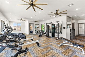 Modern fitness center